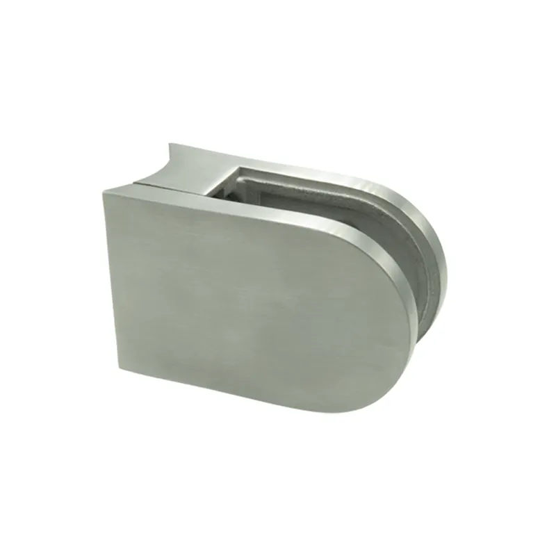 Balustrade glasklem 6 mm 63 x 45 mm (ronde buis) Speciale Aanbieding