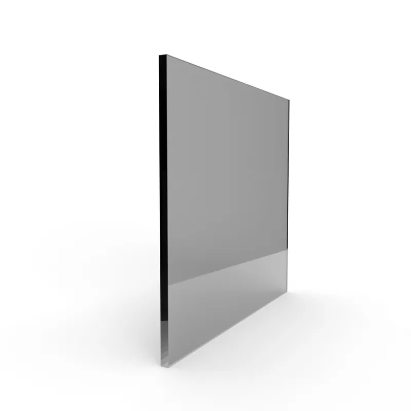 Enkel glas gekleurd gehard 10 mm grijs rondom geslepen Lage Kosten