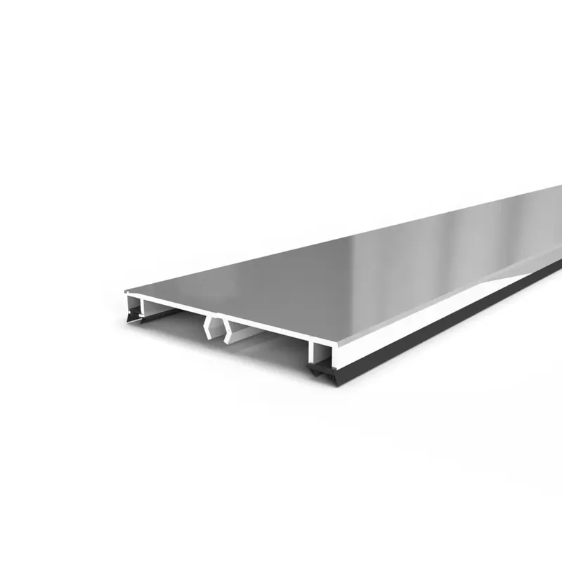 Aluminium klemlijst met beglazingsrubber en schroeven Speciale Aanbieding