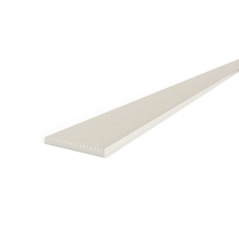 Oplegrubber EPDM - 60 mm breed - Wit Populair