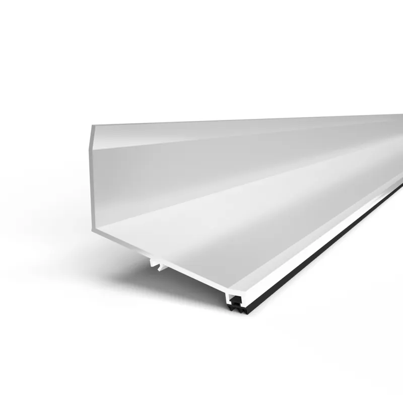 Nieuw Aluminium muuraansluitprofiel Wit