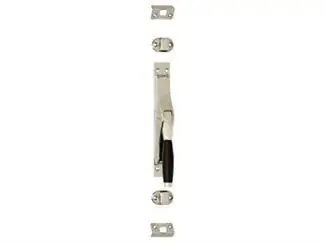 Intersteel Pomp-espagnolet Ton 222 mat nikkel/ebbenhout Speciale Aanbieding