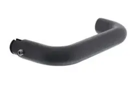 Fabrieksprijs Intersteel enkele deurklink Bern rond rvs/mat zwart