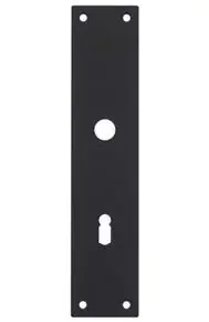 Intersteel renovatie schild rechthoekig SL56 rvs/mat zwart Nieuw