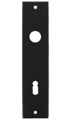 Intersteel Kortschild rechthoekig SL56 mat zwart Betaalbaar