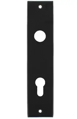 Intersteel Kortschild rechthoekig PC55 mat zwart Speciale Aanbieding