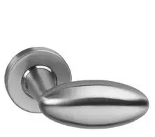 Koopje Intersteel deurklink Golfclub op rozet met ring met veer rvs