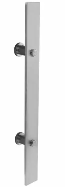 Gratis Retour Deurgreep plat 400 x 40 mm rvs