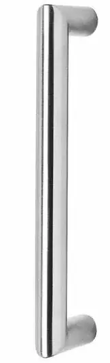 Merkproduct Intersteel deurgreep Recht 90° 630x80x30 HoH 600 mm rvs