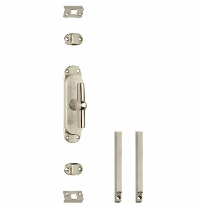Gecertificeerd Intersteel set kruk-espagnolet T-kruk inclusief stangenset 2x 1250mm nikkel mat