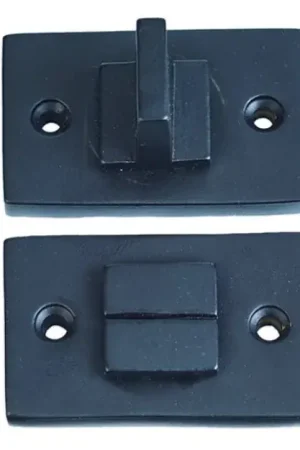 Toiletgarnituur Jolie rechthoekig 55×33 mm zwart Meest Verkocht