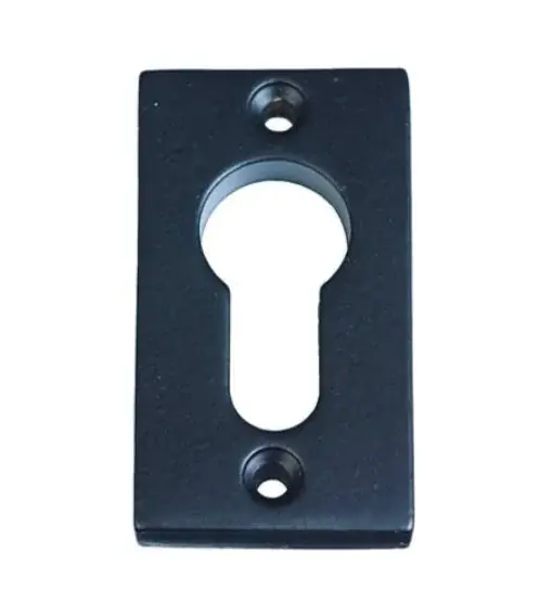 Cilinderplaatje Jolie rechthoekig 57.5×33 mm zwart Uitverkoop