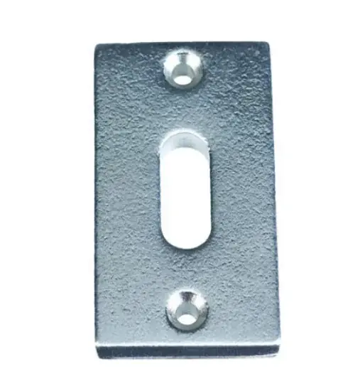 Voordeelprijs Sleutelplaatje Jolie rechthoekig 57.5×33 mm oud zilver