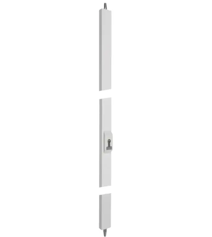 Nemef espagnoletsluiting opbouw SKG3 links & rechts toepasbaar 2250mm aluminium F1 Gereduceerde Prijs