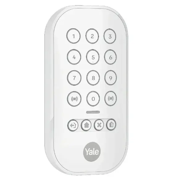 Yale keypad voor alarmsystemen wit Gereduceerde Prijs