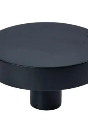 Voordeurknop Jolie Lune rond 120 mm zwart Gecertificeerd