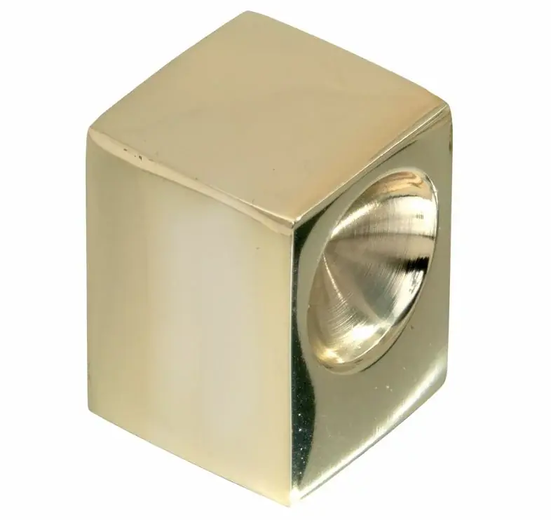 Meubelknop Karé 17mm messing gelakt Must-Have