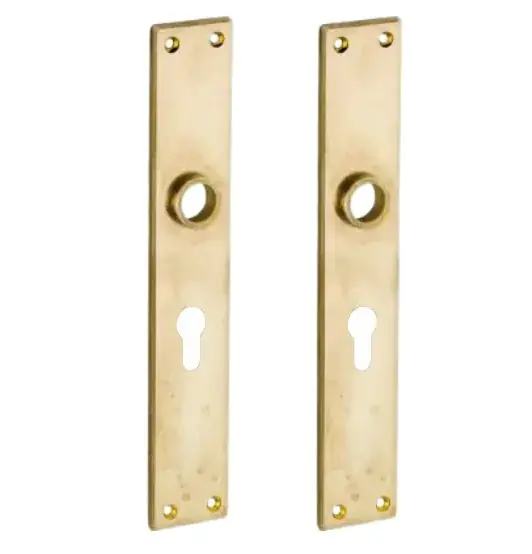 Set van twee langschilden Bauhaus PC55 messing antiek Voordeelprijs