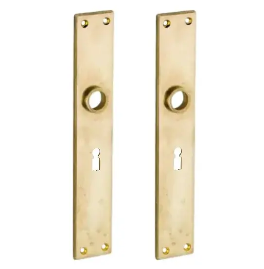 Set van twee langschilden Bauhaus SL72 messing antiek Voordeelprijs