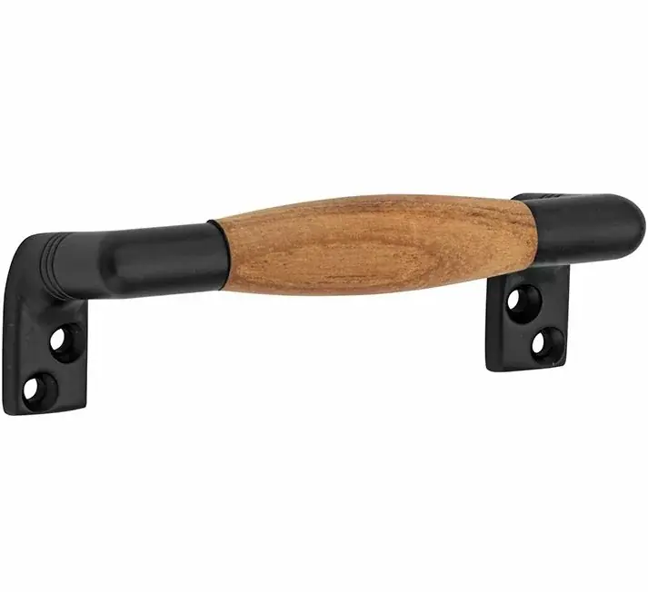 Hete Deal Raamgreep Ton teak mat zwart