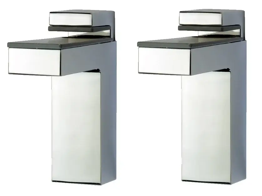 Snelle Levering Glas/Plankdrager Angolo Maxi 8-50 mm chroom