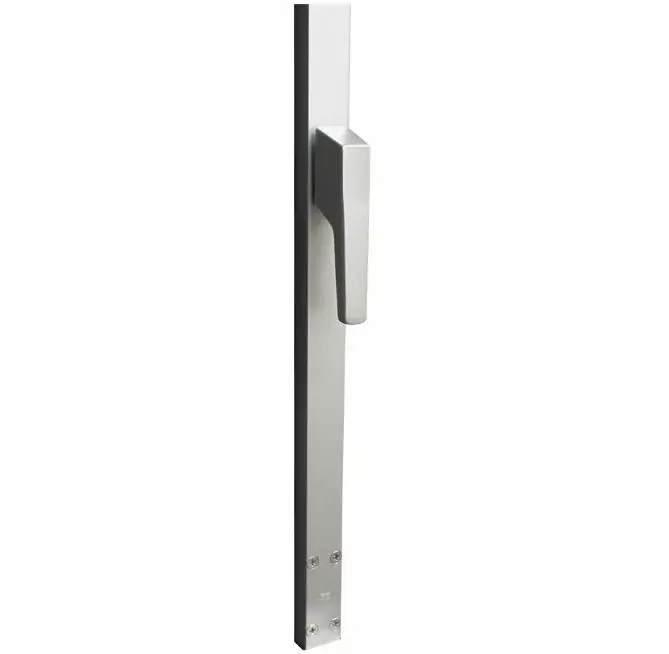 Speciale Aanbieding Raamespagnolet niet afsluitbaar 120cm rechtsdraaiend aluminium F1