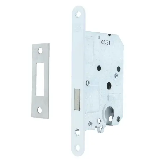 DX Dulimex kastslot euro cilinder met witte voorplaat Gratis Retour