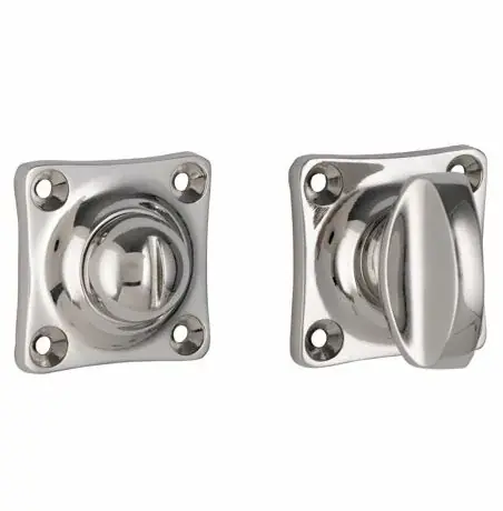 WC-Sluiting 8 mm vierkant glans nikkel Speciale Aanbieding