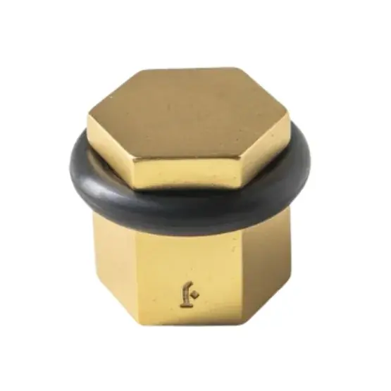 Lage Prijs Deurstop vloermontage Jolie Six Fois antiek goud