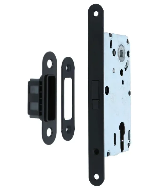 Magneet Cilinderslot PC85 Met zwarte voorplaat Meest Verkocht