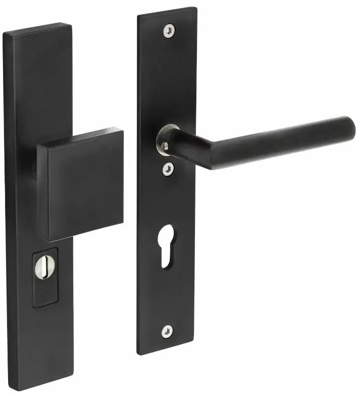 Uitverkoop Intersteel SKG3 Veiligheidsbeslag PC72 rechthoekig greep/kruk zwart