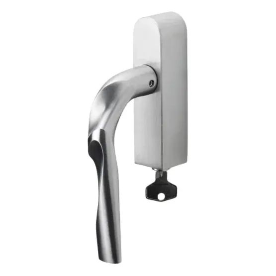 Op = Op Draaikiepgarnituur ELEEZ ZH100-DKLOCK-O links mat rvs
