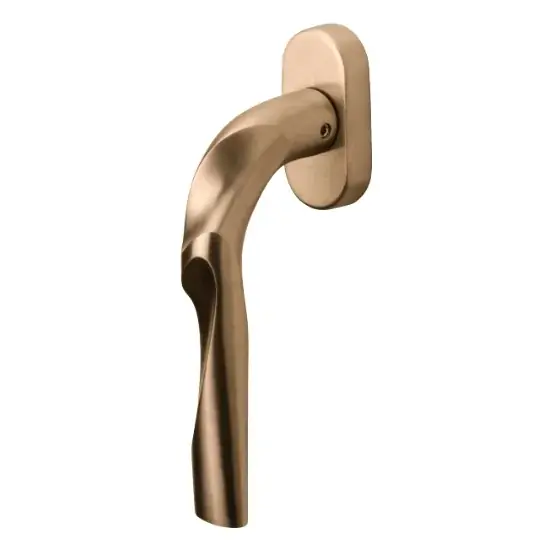 Draaikiepgarnituur ELEEZ ZH100-DK-O links PVD licht brons Premium