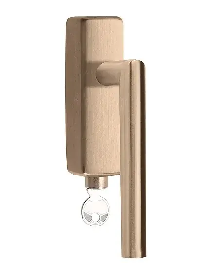 Draaikiepgarnituur BASICS LBII-19DKLOCK-O PVD licht brons Fabrieksprijs