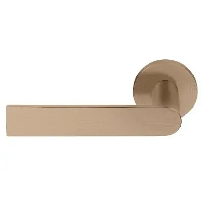 Uitverkoop Enkele deurklink links PIET BOON ARC PBA101 PVD licht brons