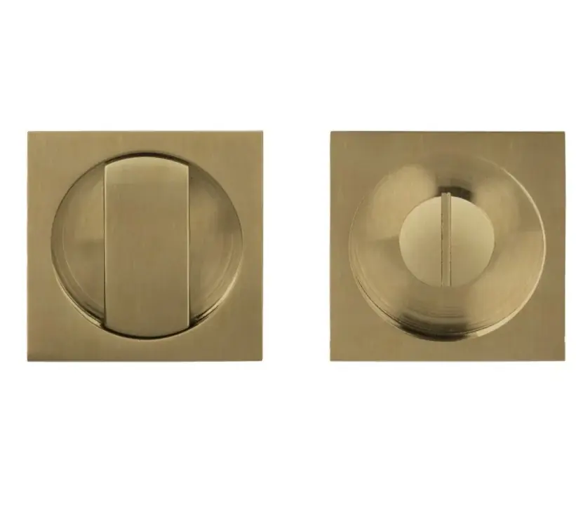 Set inbouwkommen inclusief toiletsluiting TIMELESS LSQ54S PVD mat goud Koopje