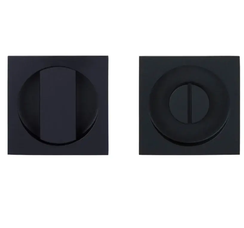 Set inbouwkommen inclusief toiletsluiting TIMELESS LSQ54S mat zwart Tijdelijk Beschikbaar
