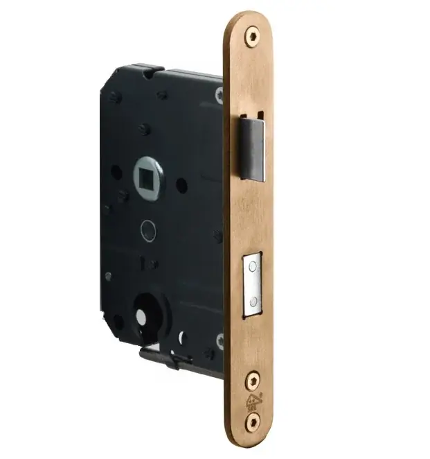 FORMANI veiligheidsslot PC55 BASICS LBLSAY55 SKG2 afgerond met PVD licht bronzen voorplaat Hoge Kwaliteit