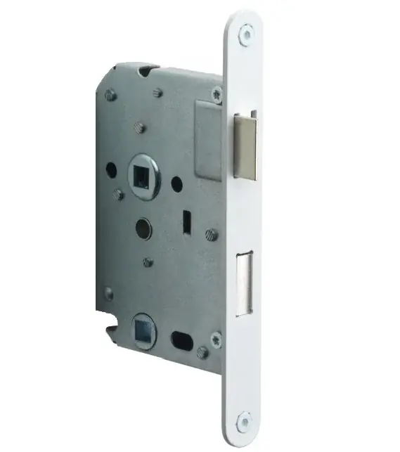 Voordeelprijs FORMANI wc-badkamerslot WC63/8 BASICS LBLAW63X8 afgerond met witte voorplaat