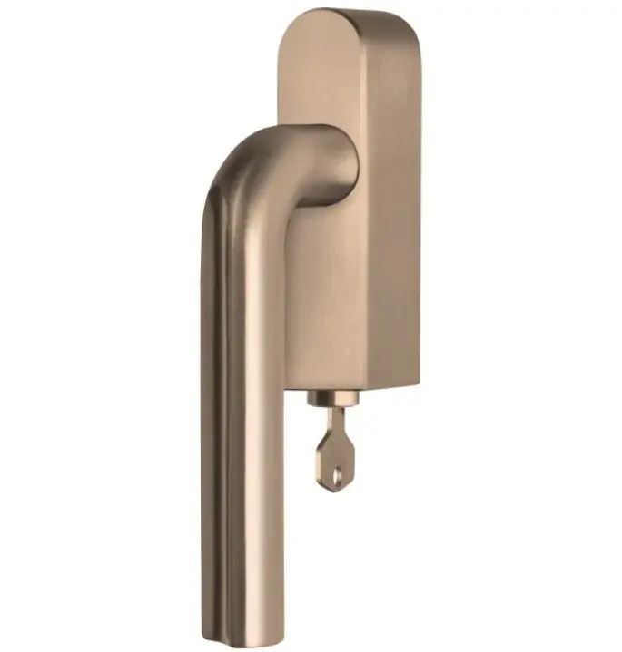 Draaikiepgarnituur ECLIPSE DR101-DKLOCK-O rechts PVD licht brons Merkproduct