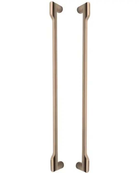 Set deurgrepen RIVIO by Gensler GL501PA PVD licht brons Gereduceerde Prijs
