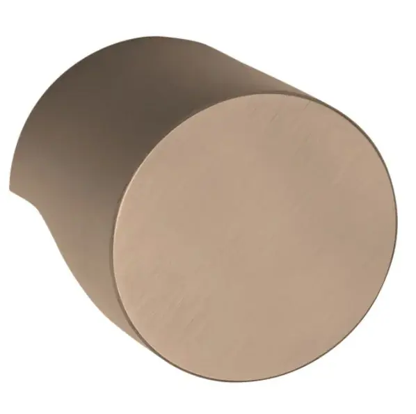 Populair Voordeurknop RIVIO by Gensler GL200V PVD licht brons