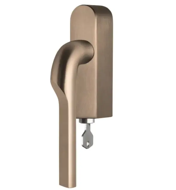 Draaikiepgarnituur RIVIO by Gensler GL100-DKLOCK-O rechts PVD licht brons Snelle Levering