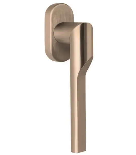 Draaikiepgarnituur RIVIO by Gensler GL101-DK-O links PVD licht brons Alleen Vandaag