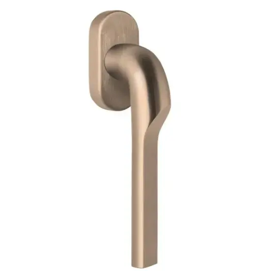 Draaikiepgarnituur RIVIO by Gensler GL100-DK-O links PVD licht brons Direct Verzonden