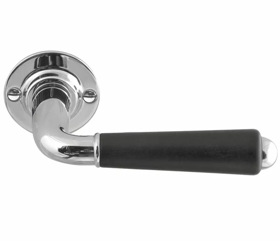 Deurklink TIMELESS 1952GRR50 glans nikkel/ebbenhout Merkproduct
