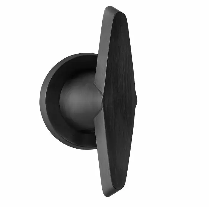 Superprijs Voordeurknop vast CONE OH200V PVD zwart