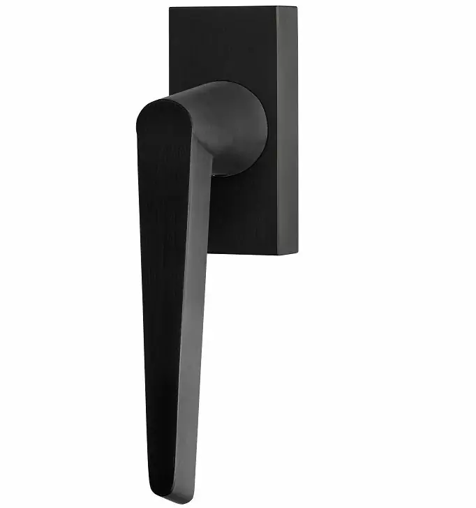 Draaikiepgarnituur CONE OH102DK PVD zwart Weekendaanbieding