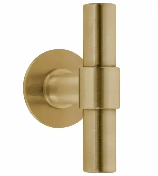 Fabrieksprijs Voordeurknop Vast PIET BOON PBT100V PVD mat goud