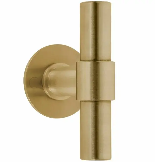 Deurklink PIET BOON PBT20/50 PVD mat goud Hoge Kwaliteit